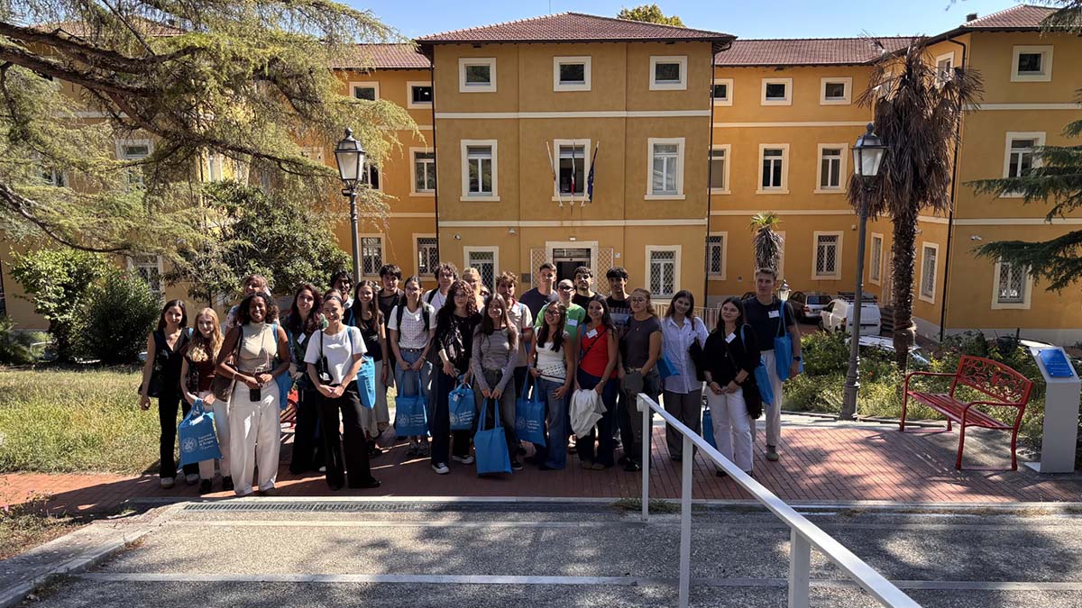 gruppo di studenti Erasmus