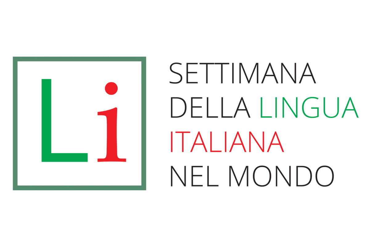logo della Settimana della Lingua italiana nel mondo