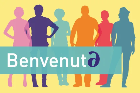 silhouette di persone di tanti colori