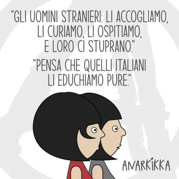 una vignetta della mostra