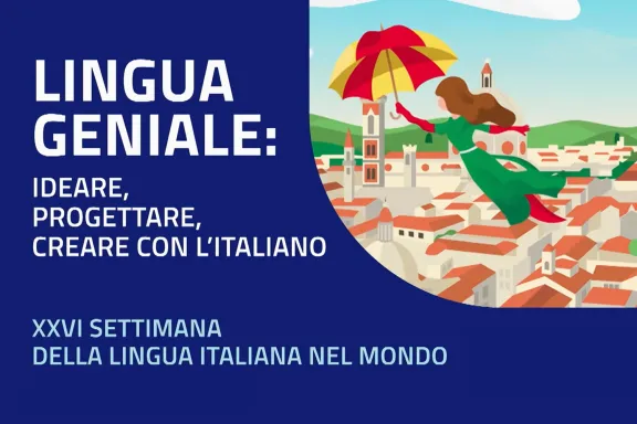 banni&egrave;re de la Semaine de la langue italienne 2026