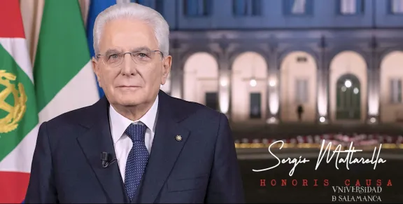 cerimonia di conferimento del Dottorato Honoris Causa al Presidente della Repubblica Italiana