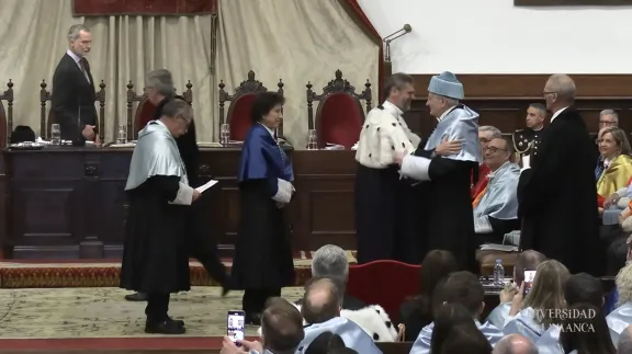 cerimonia di conferimento del Dottorato Honoris Causa al Presidente della Repubblica Italiana