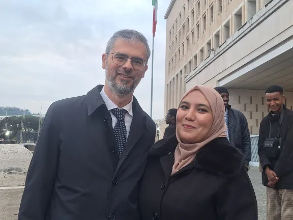 Gli studenti e le studentesse del progetto ITALYOU in visita alla Farnesina