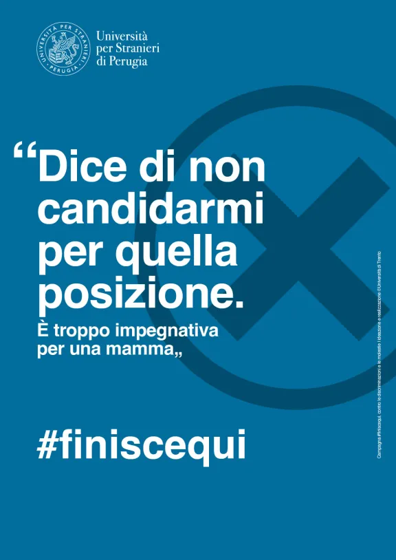 Dice di non candidarmi per quella posizione. &Egrave; troppo impegnativa per una mamma