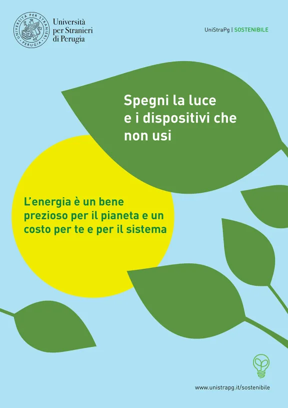 Spegni la luce e i dispositivi che non usi