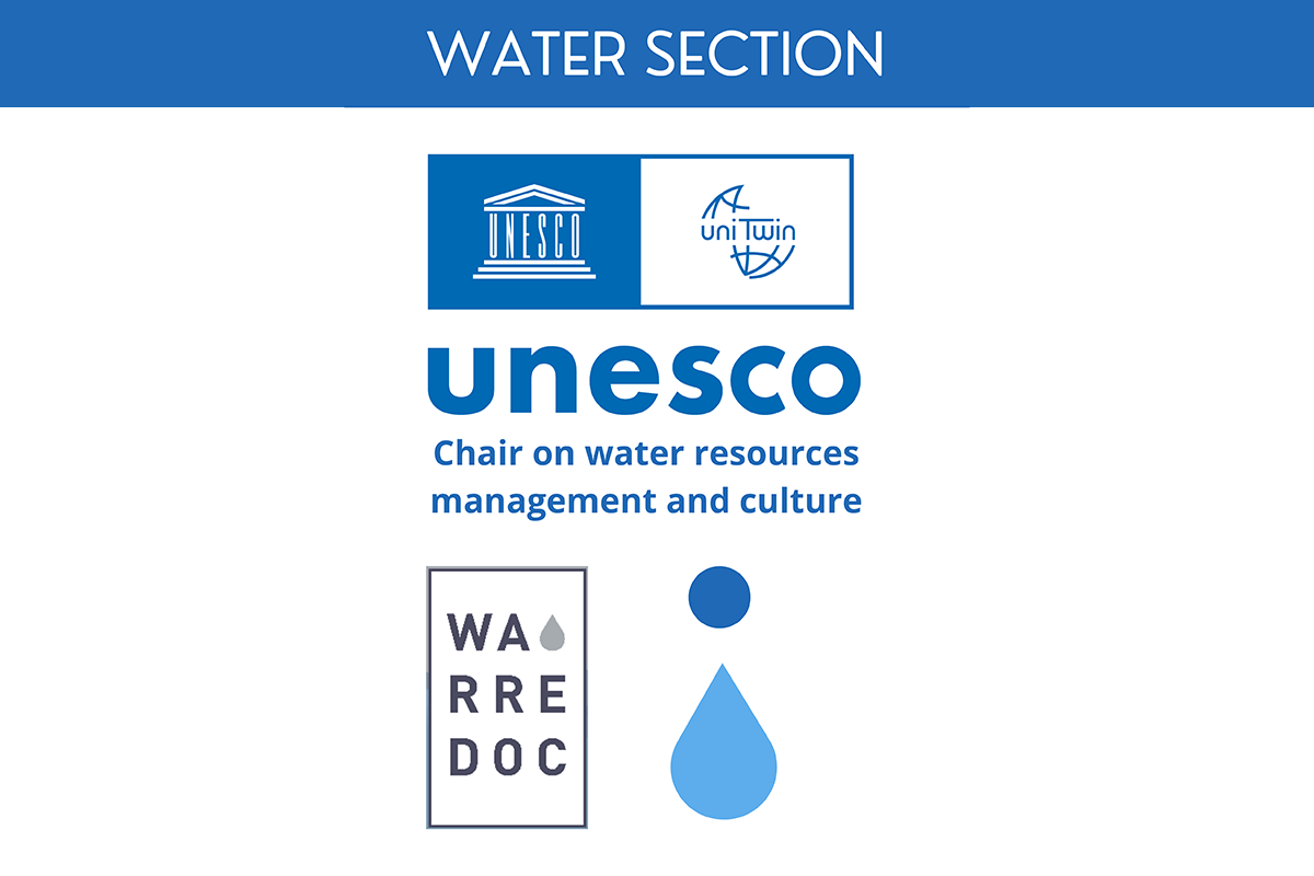 loghi delle strutture dedicate alla ricerca sulle risorse idriche